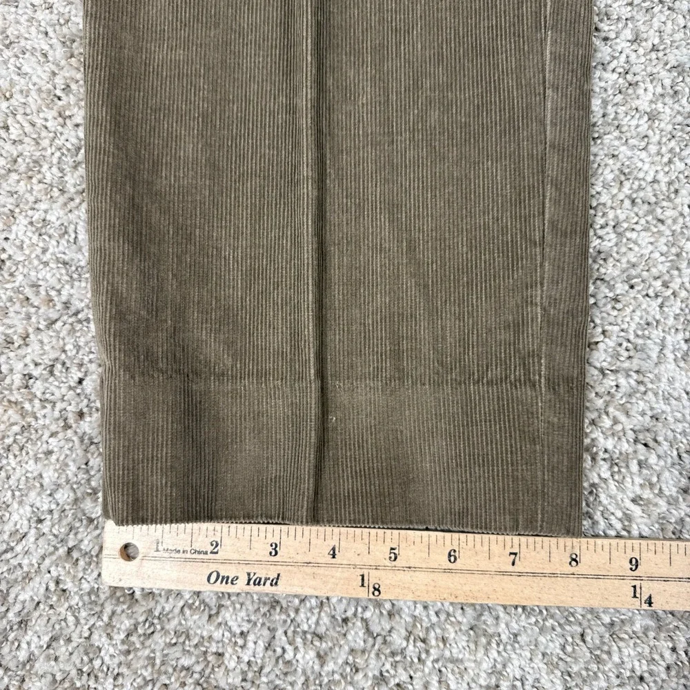 Ralph Lauren Pants Mens 36x32 Brown Straight Leg Trousers Pleated Actual 36x29‎